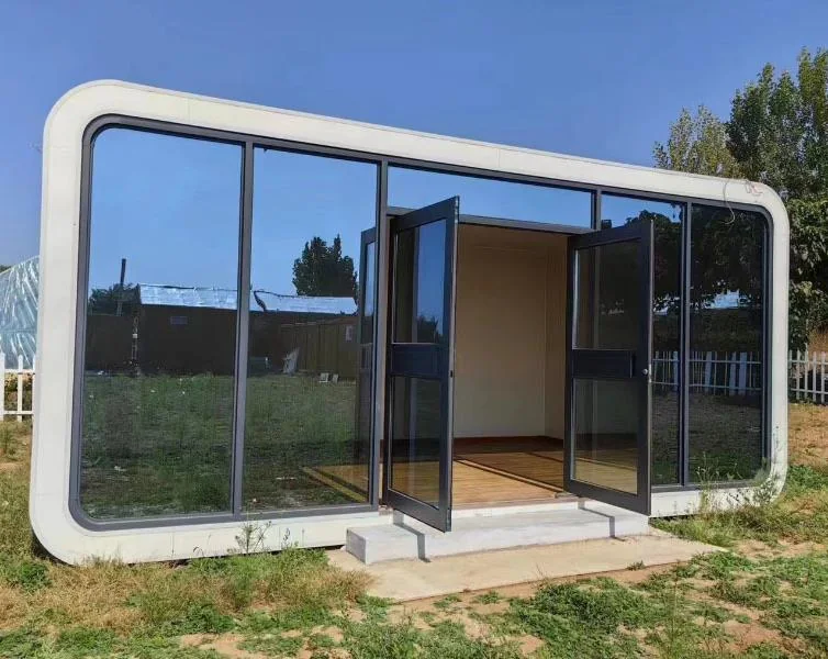 Apple Capsule exterior and access stair