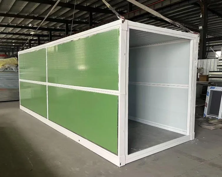 Folding cabin application for rapid deployment facilities